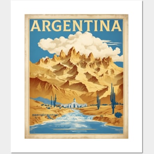 Argentina Vintage Tourism Poster Posters and Art